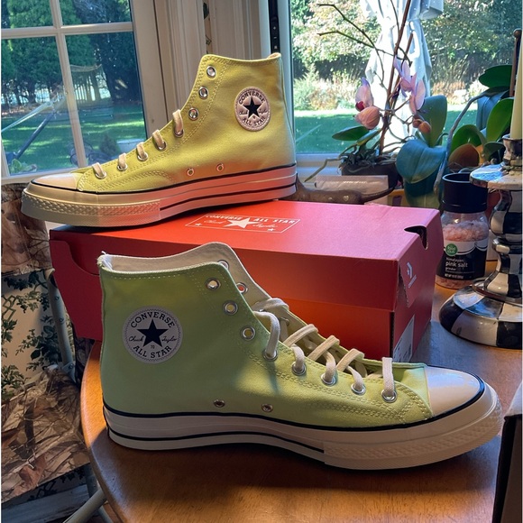 CONVERSE CHUCK TAYLOR MENS 12 CITRON - BRAND NEW! $90 RETAIL - Picture 2 of 12